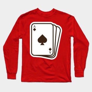 stack of cards Long Sleeve T-Shirt